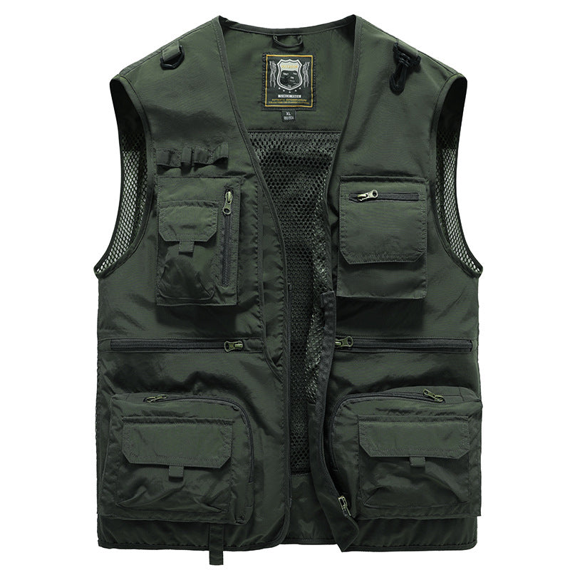 Men's Summer Vest Multi Pocket Design