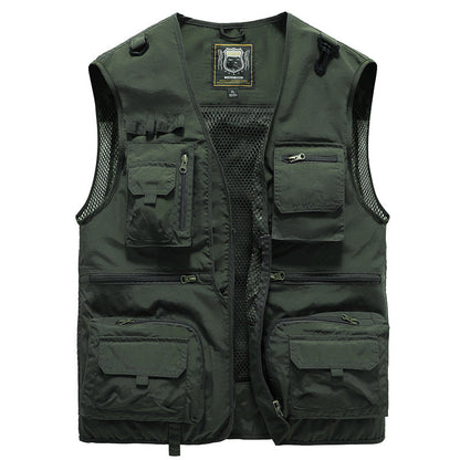 Men's Summer Vest Multi Pocket Design