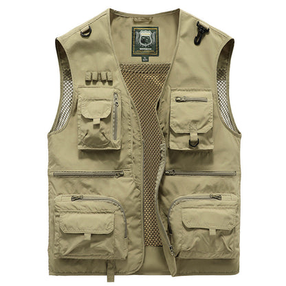 Men's Summer Vest Multi Pocket Design - VibreMode