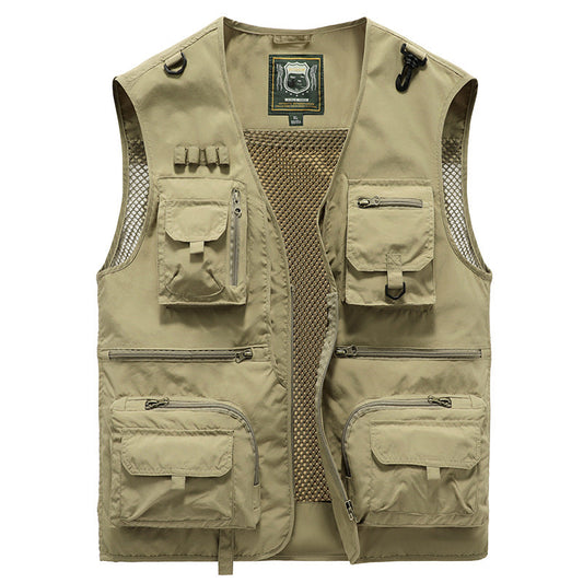 Men's Summer Vest Multi Pocket Design - VibreMode