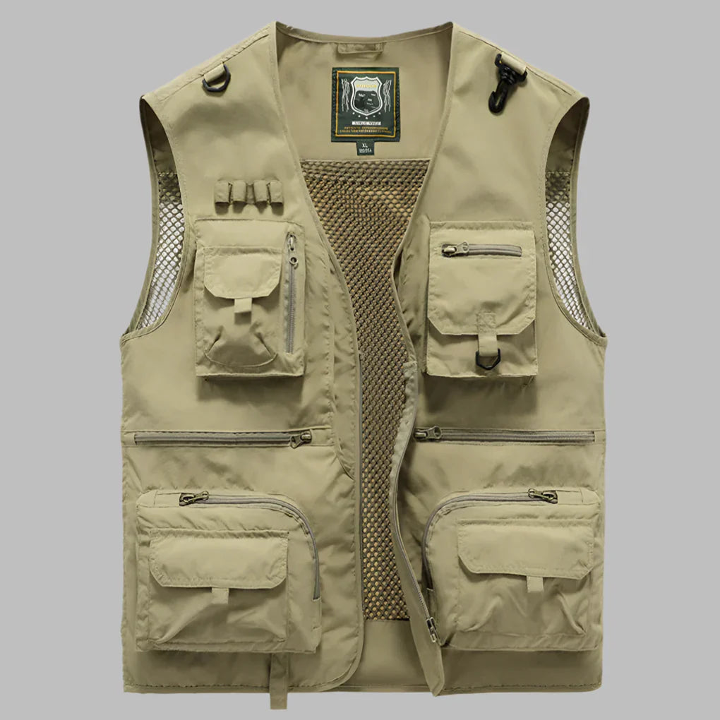 Men's Summer Vest Multi Pocket Cotton