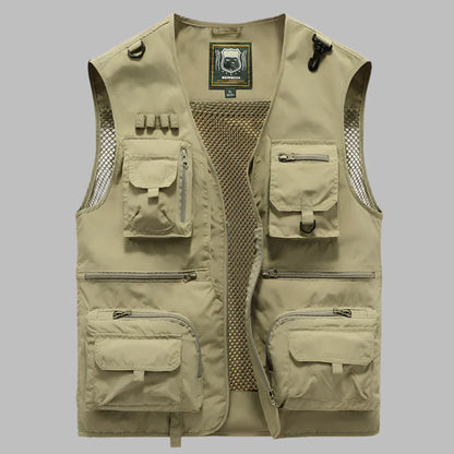 Men's Summer Vest Multi Pocket Cotton