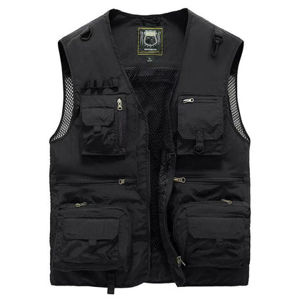 Men's Summer Vest Multi Pocket Design