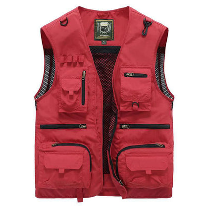 Men's Summer Vest Multi Pocket Design