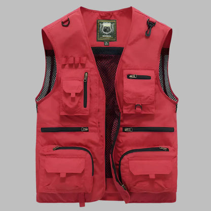 Men's Summer Vest Multi Pocket Cotton - VibreMode