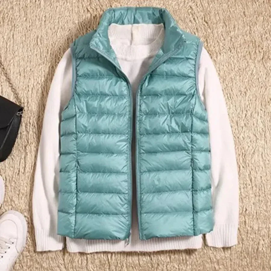 Women's Windbreaker Bodywarmer Zip Front