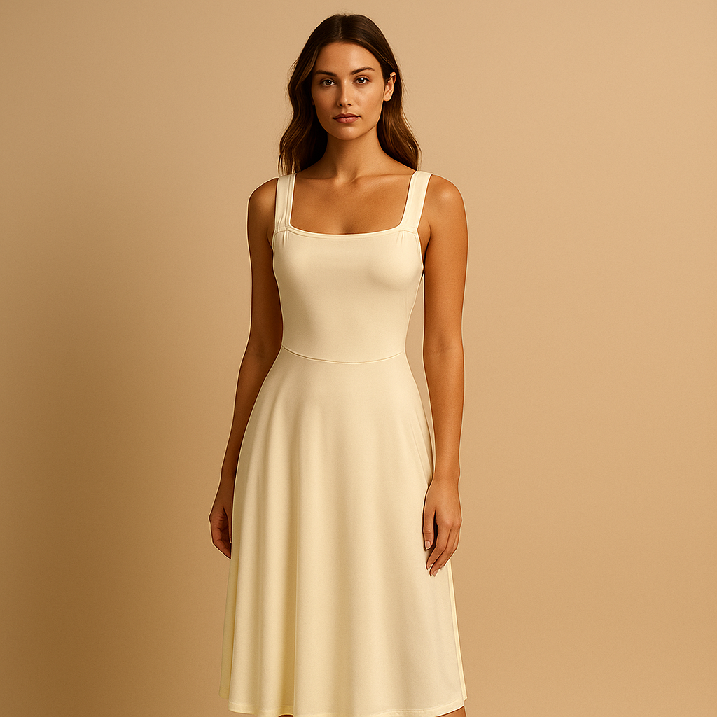 Women's Sleeveless Minimalist Dress - VibreMode