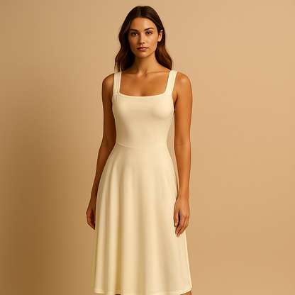 Women's Tank Style Simple Summer Dress - VibreMode