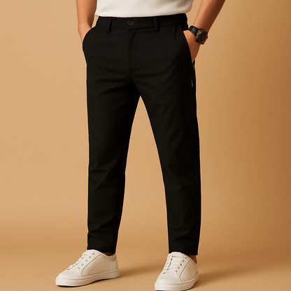 Slim fit athletic training pants for men with breathable quick-dry fabric, ideal for workouts, running, and everyday activewear.