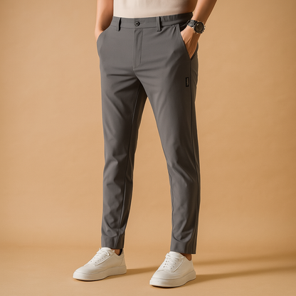 Slim fit athletic training pants for men with breathable quick-dry fabric, ideal for workouts, running, and everyday activewear.