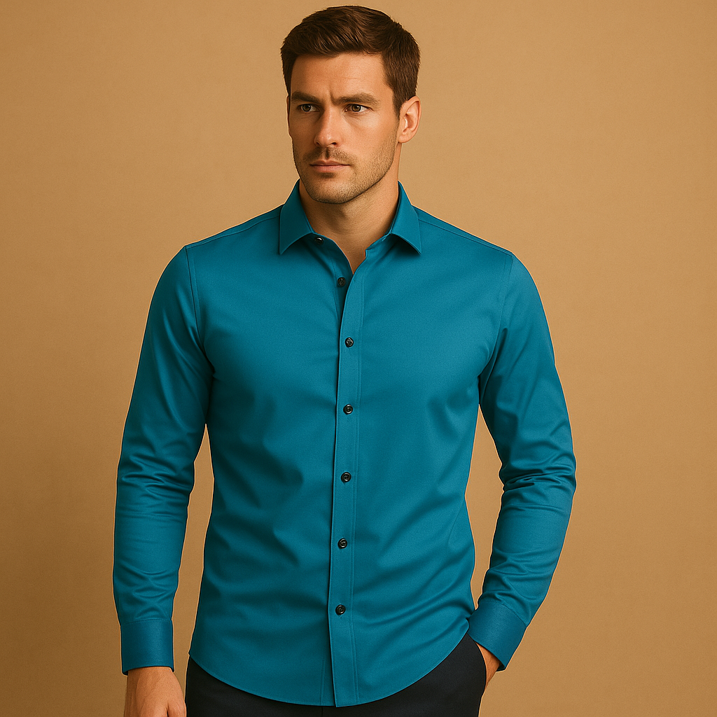 Men's Slim Fit Stretch Shirt