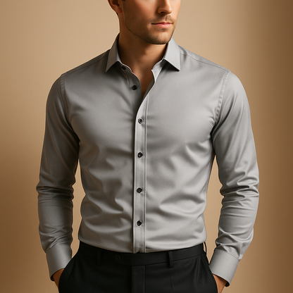 Men's Slim Fit Stretch Shirt
