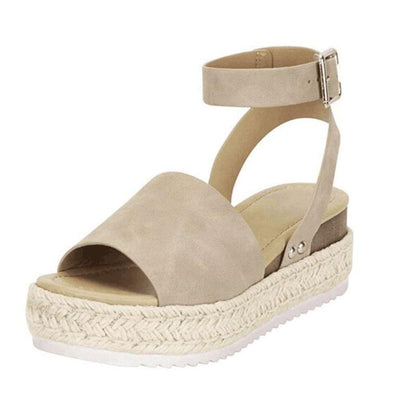 Image of Sloane | Women's Platform Ankle Strap Sandals