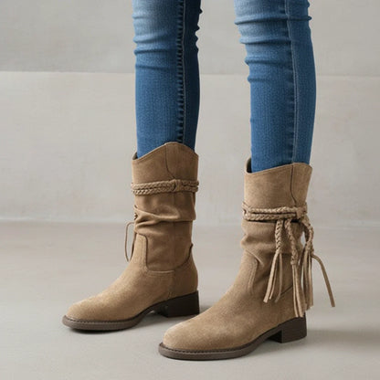 Women's Mid Calf Slouch Boots