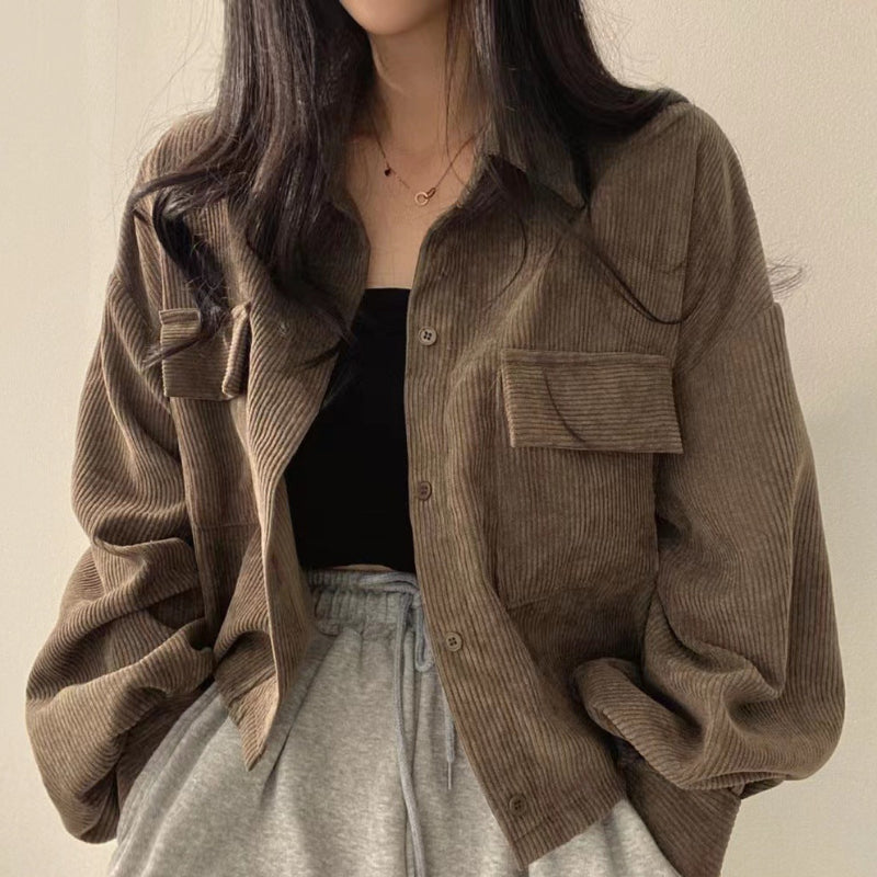 Women's Corduroy Jacket - VibreMode