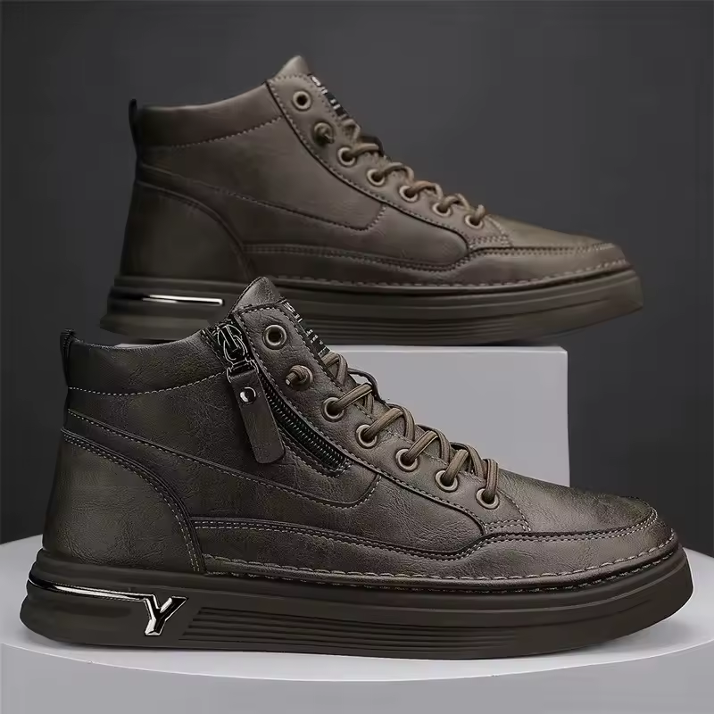 Castello Men's Leather Sneakers