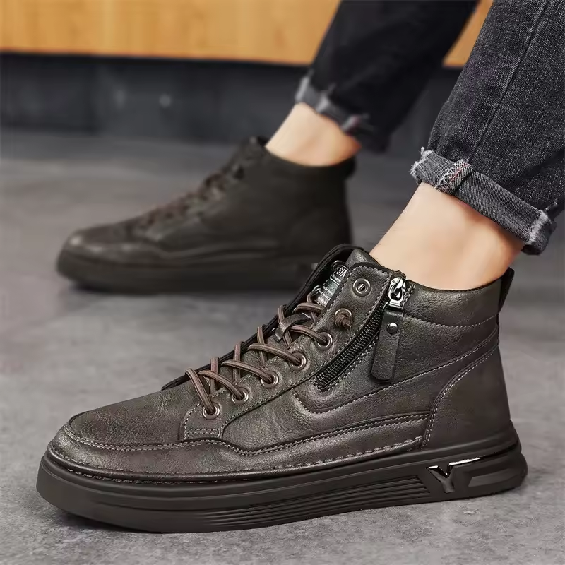 Castello Men's Leather Sneakers
