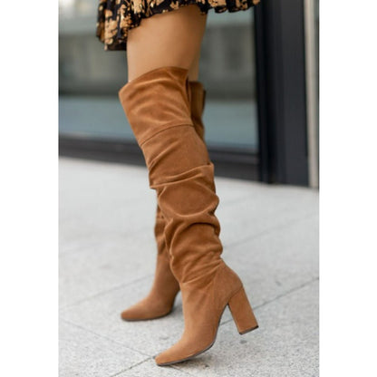 Tall Women's High Heel Knee Boots