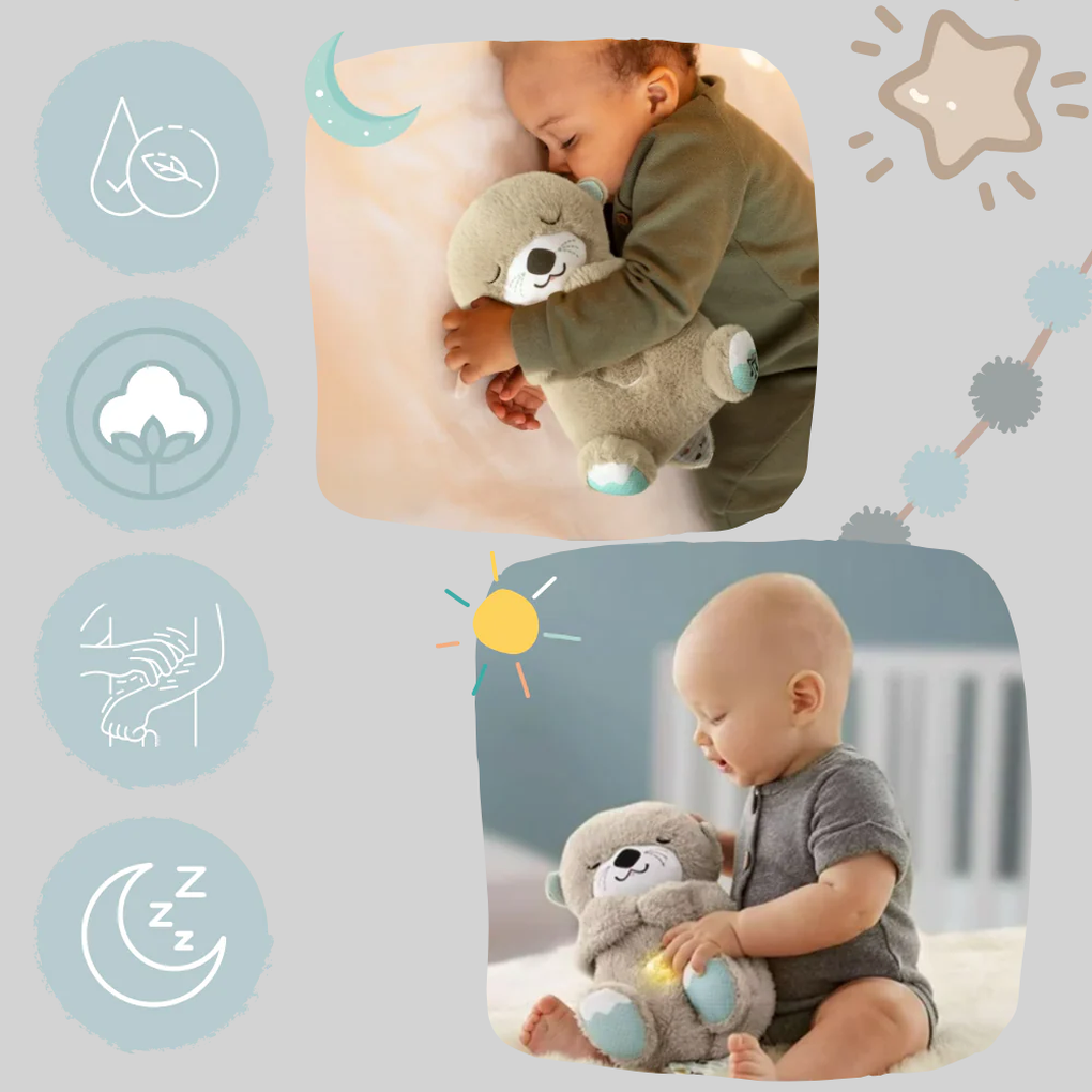 Otter Plush Toy Calming Sleep Companion - VibreMode