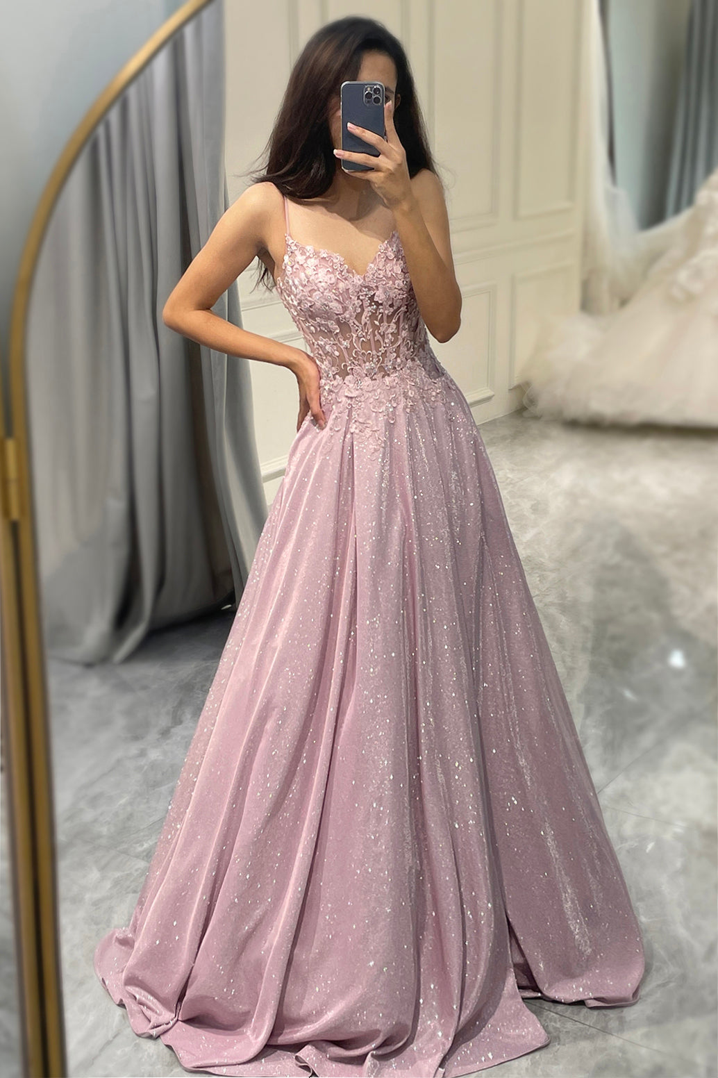 Elegant Ladies Formal Beaded Maxi Dress