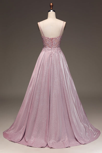 Beautiful Floral Long Evening Dress