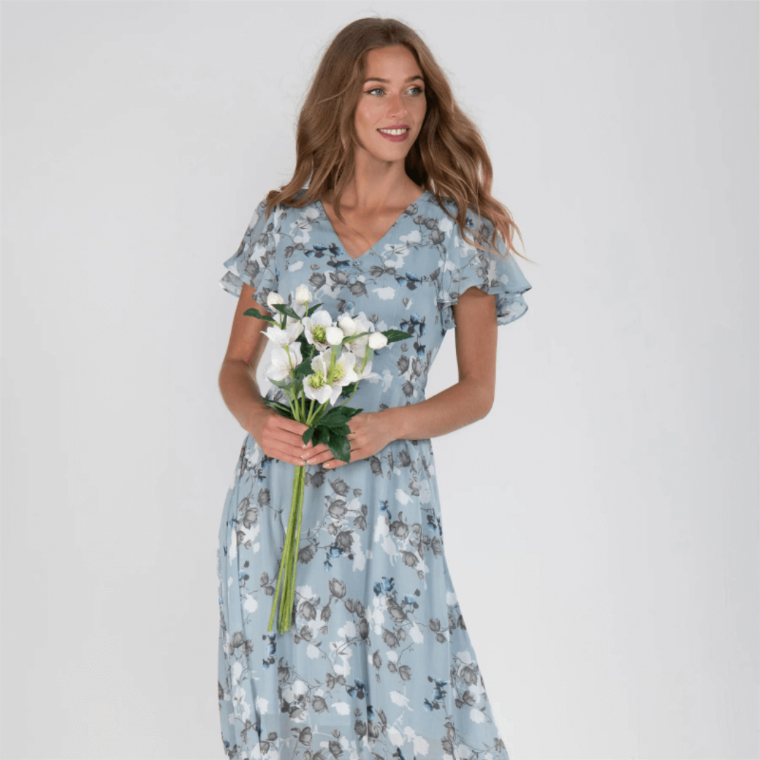 Beautiful Blossom Long Summer Dress