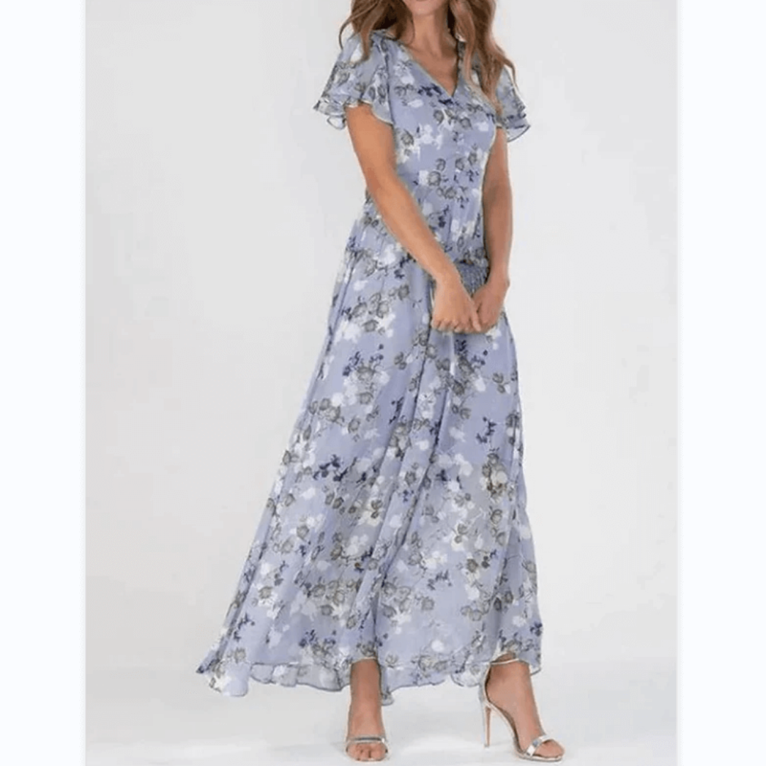 Beautiful Blossom Long Summer Dress