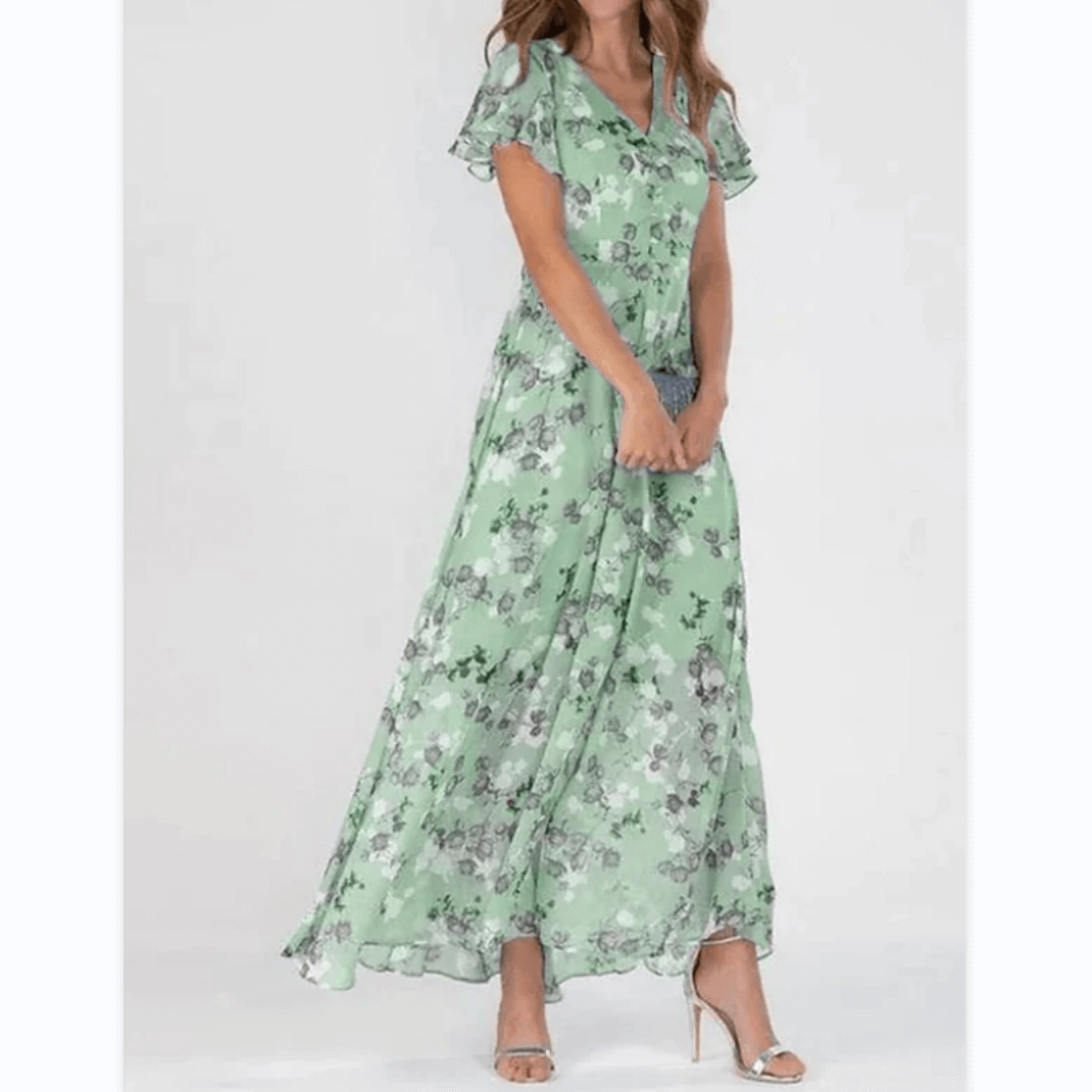 Beautiful Blossom Long Summer Dress