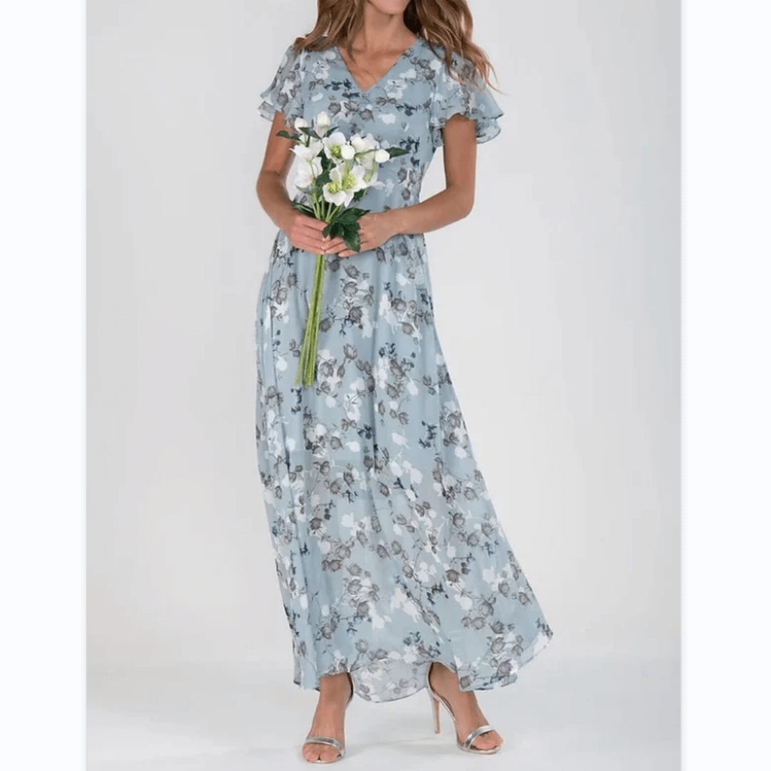 Beautiful Blossom Long Summer Dress
