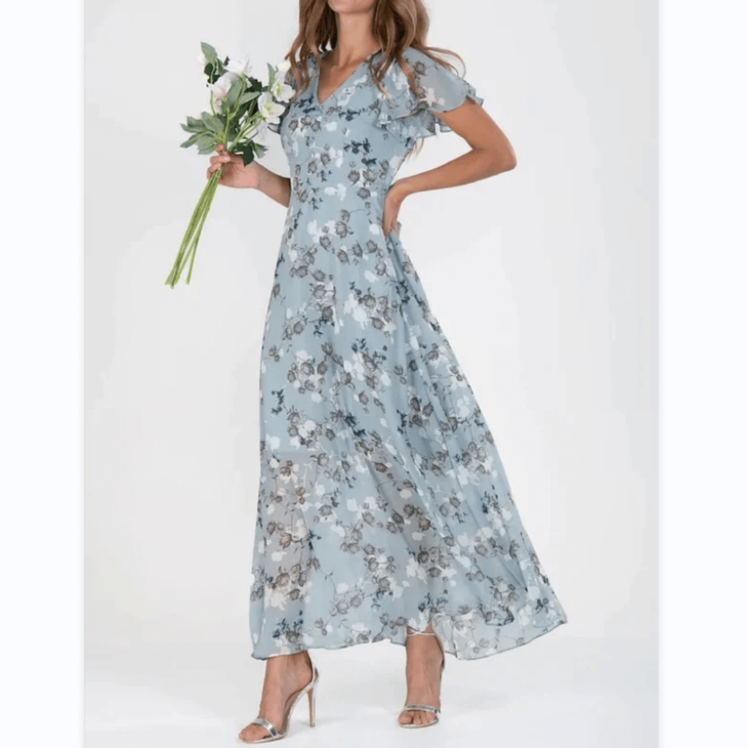 Beautiful Blossom Long Summer Dress