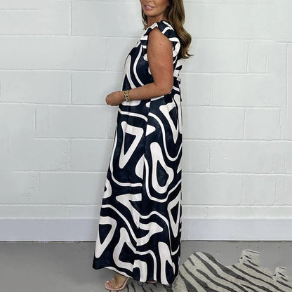 Fashionable V-Neck Ruffle Jumpsuit for Women