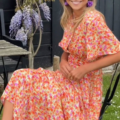 Women's V-Neck Elegant Dress