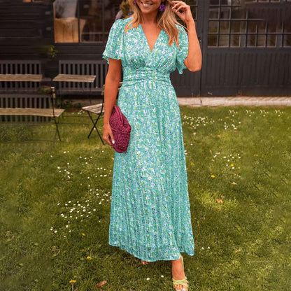 Women's V-Neck Elegant Dress