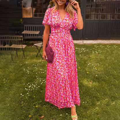 Women's V-Neck Elegant Dress