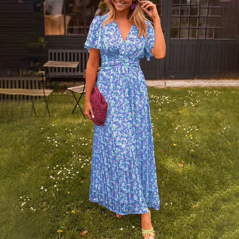 Women's V-Neck Elegant Dress