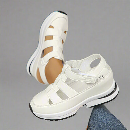 Fashionable Women's Perforated High Top Sneakers