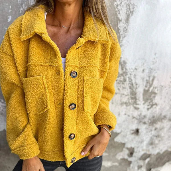 Womens Lapel Collar Jacket - VibreMode