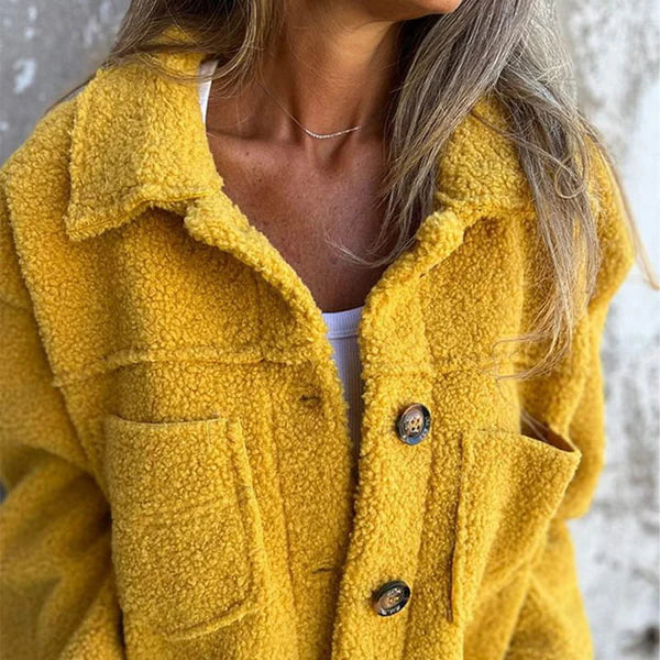 Women's Button Front Cardigan With Chest Pocket
