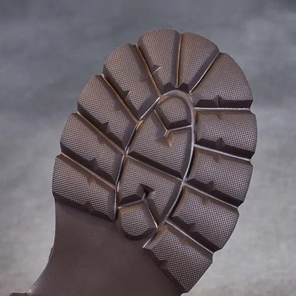 Women's Platform Boots Round Toe