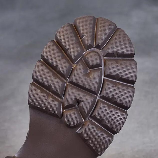 Women's Lace Up Mid Ankle Boots Chunky Sole