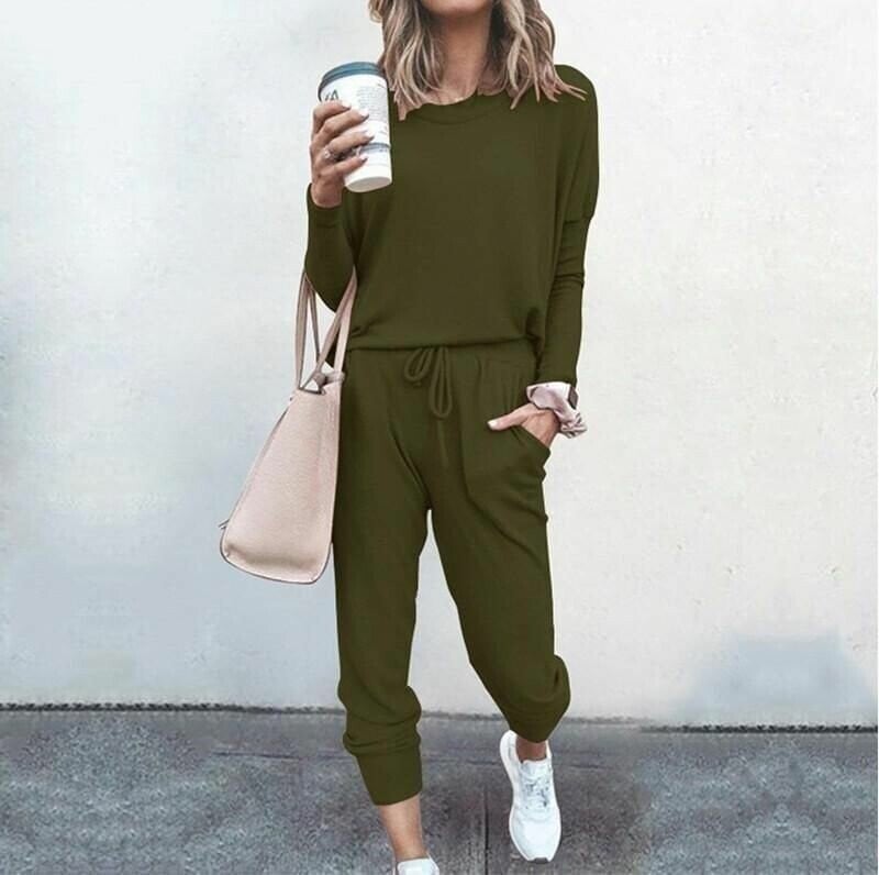 Women's Long Sleeve and Jogger Pants Set