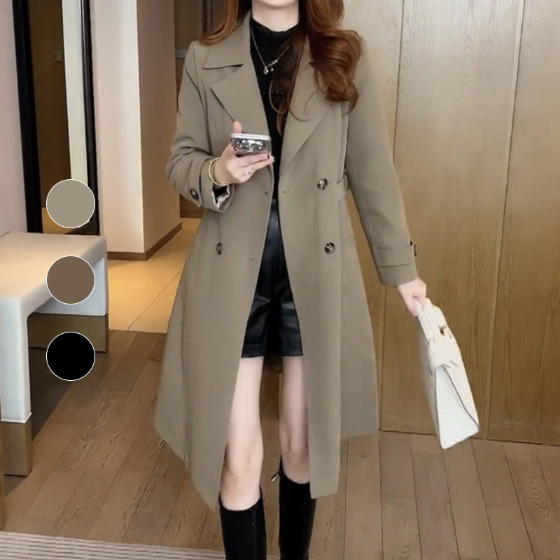 Classic Women's Long Trench Coat