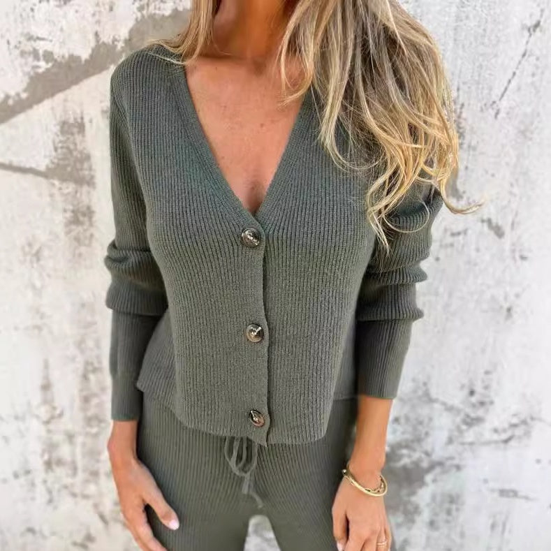 Soft Knit 2-Piece Sweater Set