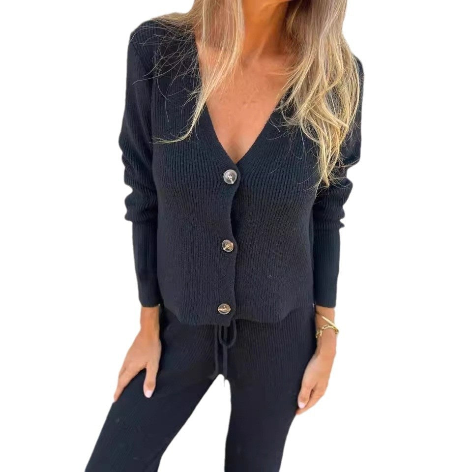 Soft Knit 2-Piece Sweater Set