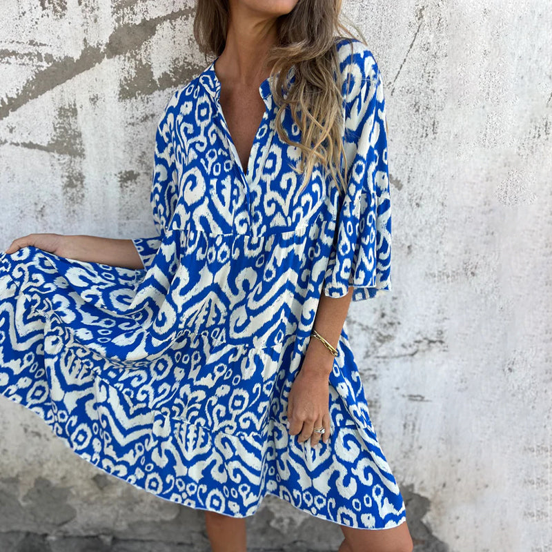 Floral | Ladies' Chiffon Flowy Maxi Dress
