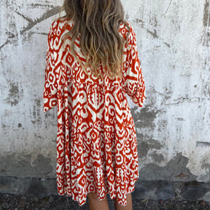 Floral | Ladies' Chiffon Flowy Maxi Dress