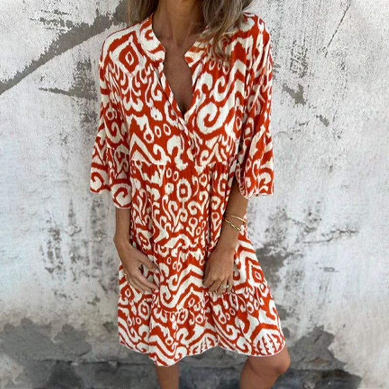Floral | Ladies' Chiffon Flowy Maxi Dress