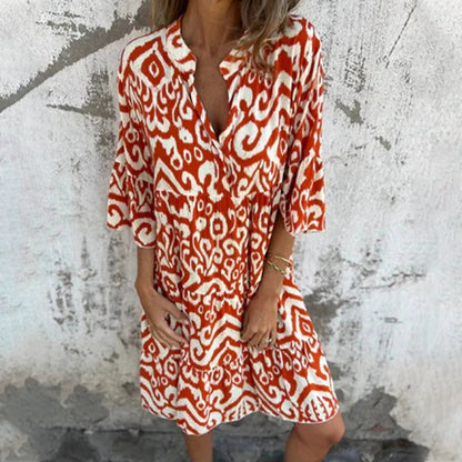 Floral | Ladies' Chiffon Flowy Maxi Dress