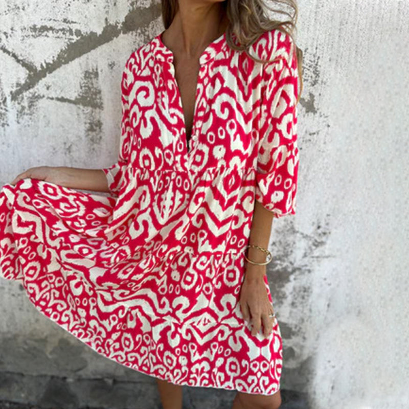 Floral | Ladies' Chiffon Flowy Maxi Dress
