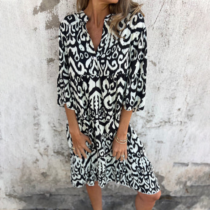 Floral | Ladies' Chiffon Flowy Maxi Dress